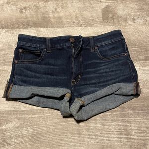 American Eagle Women’s Jean Shorts Size 6- dark wash